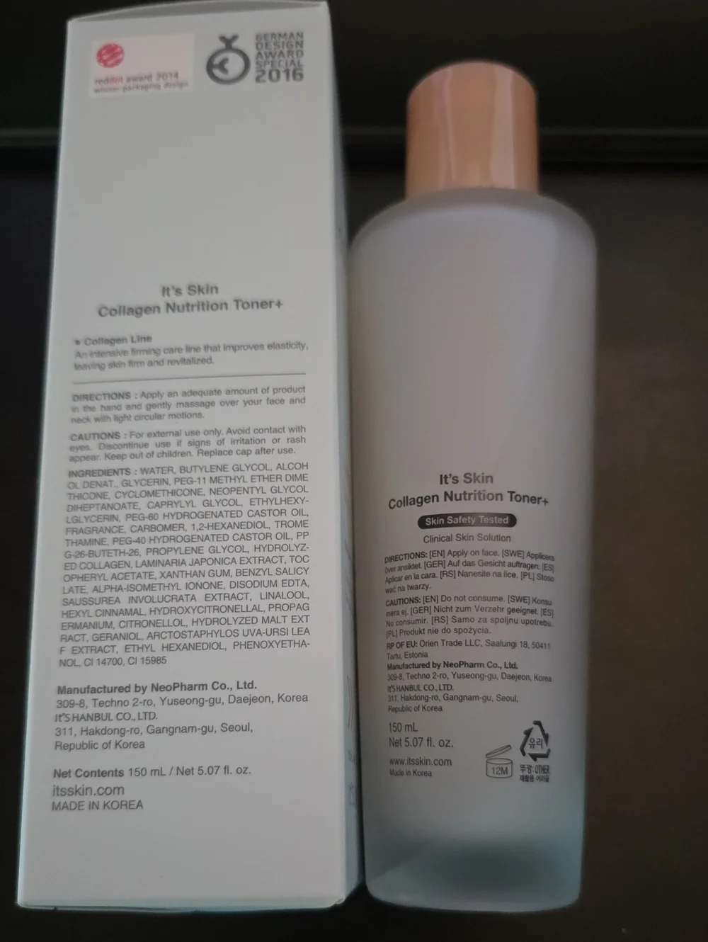 Collagen Nutrition Toner+ - Hydrating Women's Skincare